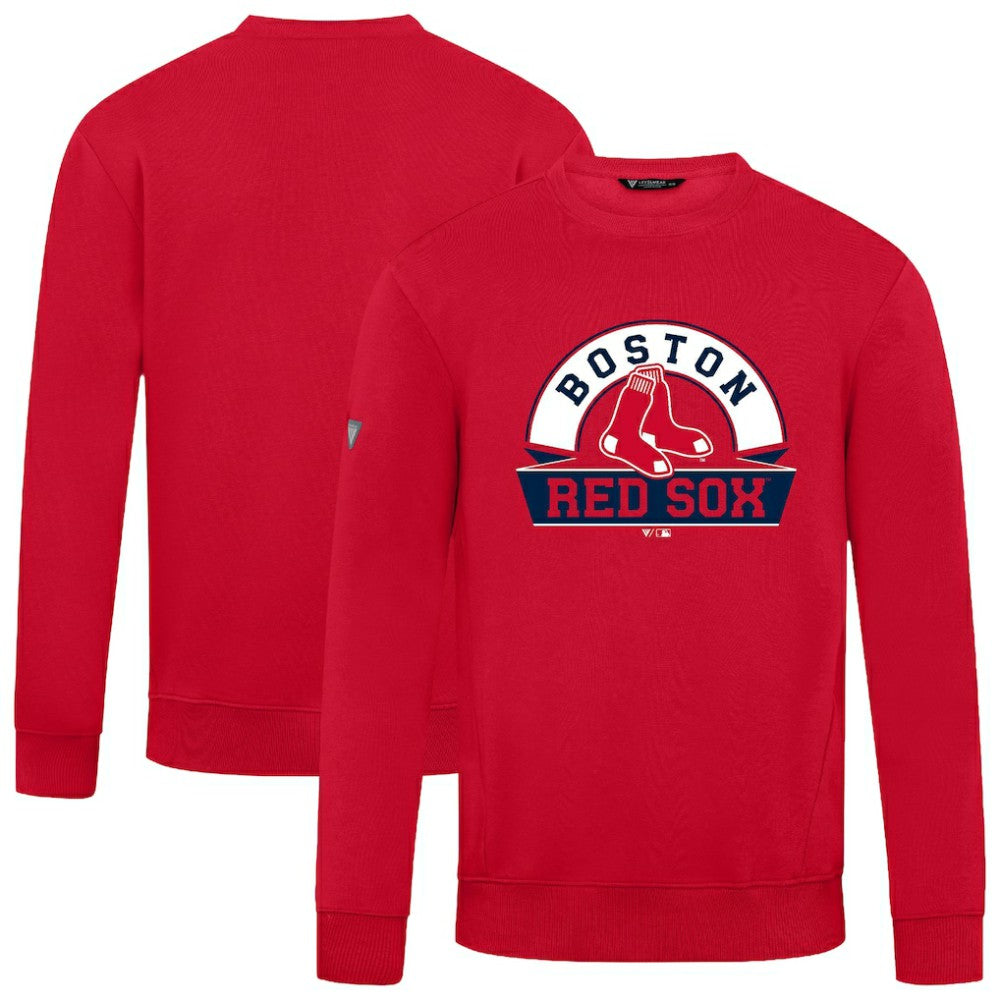 Boston Red Sox Levelwear Zane Banner Arch Sweatshirt - Red - MLB Sale