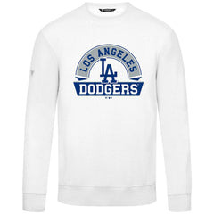Los Angeles Dodgers Levelwear Zane Banner Arch Sweatshirt - White - MLB Discount