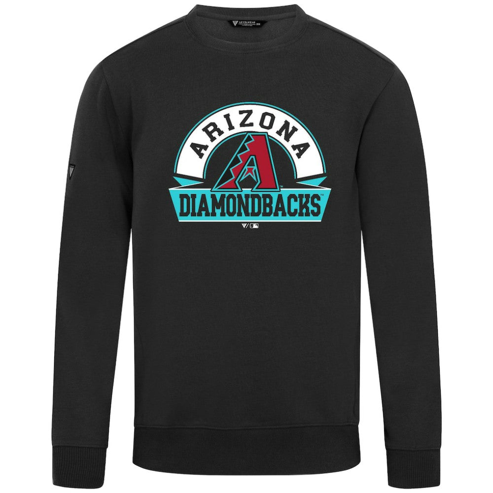 Arizona Diamondbacks Levelwear Zane Banner Arch Sweatshirt - Black - MLB Online