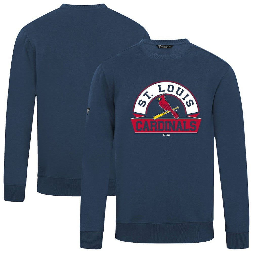 St. Louis Cardinals Levelwear Zane Banner Arch Sweatshirt - Navy - MLB Online