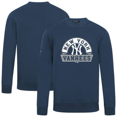 New York Yankees Levelwear Zane Banner Arch Sweatshirt - Navy - MLB Lifestyle