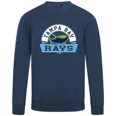 Tampa Bay Rays Levelwear Zane Banner Arch Sweatshirt - Navy - MLB Online