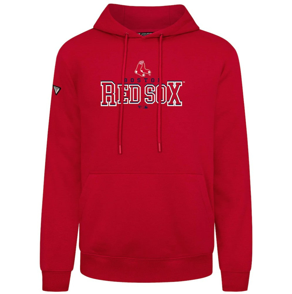 Boston Red Sox Levelwear Podium Journey Hoodie - Red - MLB Lifestyle