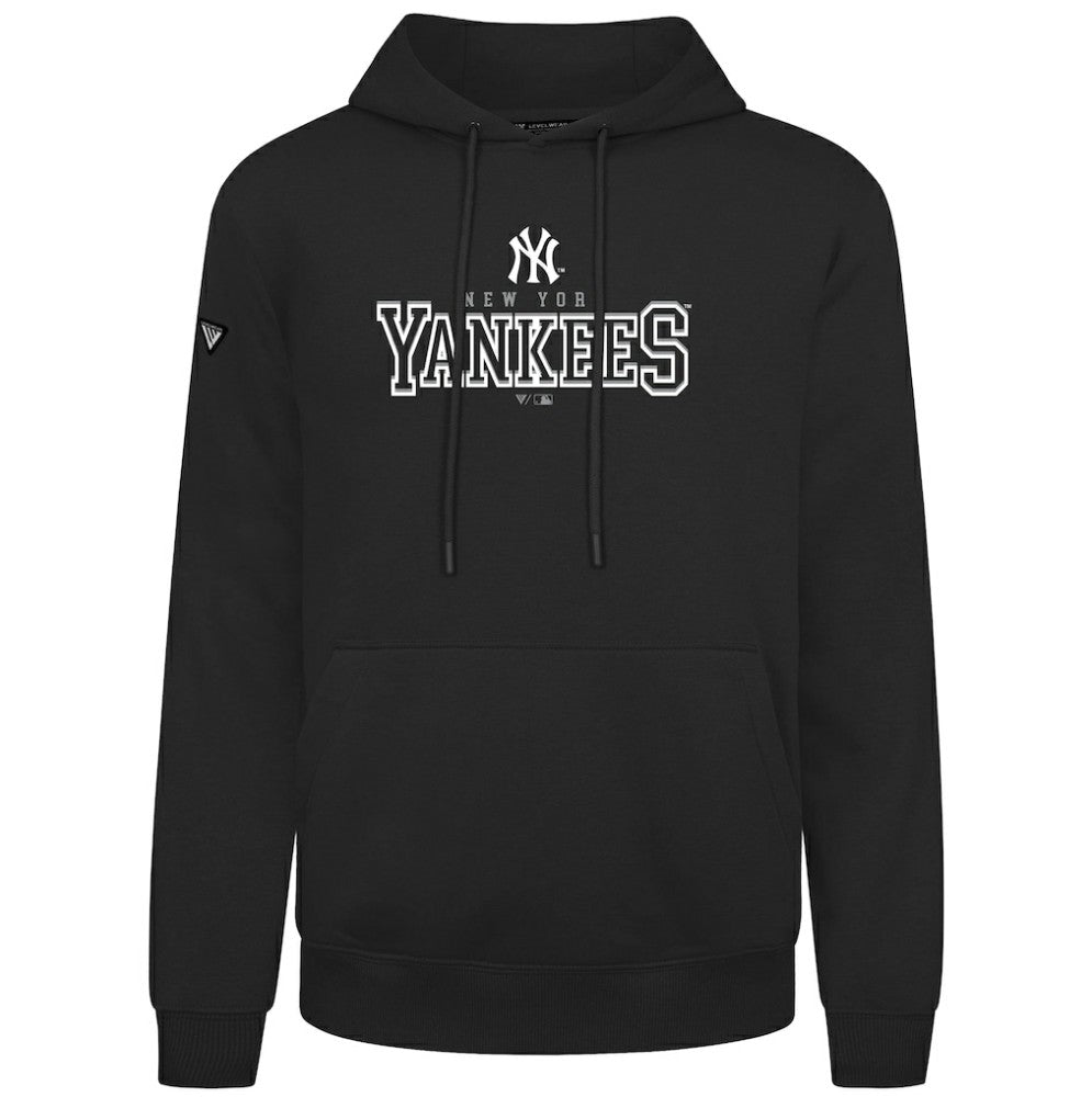 New York Yankees Levelwear Podium Journey Hoodie - Black - MLB Discount