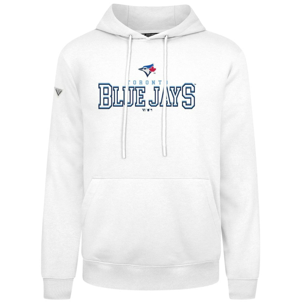 Toronto Blue Jays Levelwear Podium Journey Hoodie - White - MLB Discount