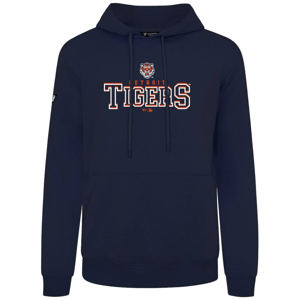 Detroit Tigers Levelwear Podium Journey Hoodie - Navy - MLB Sale