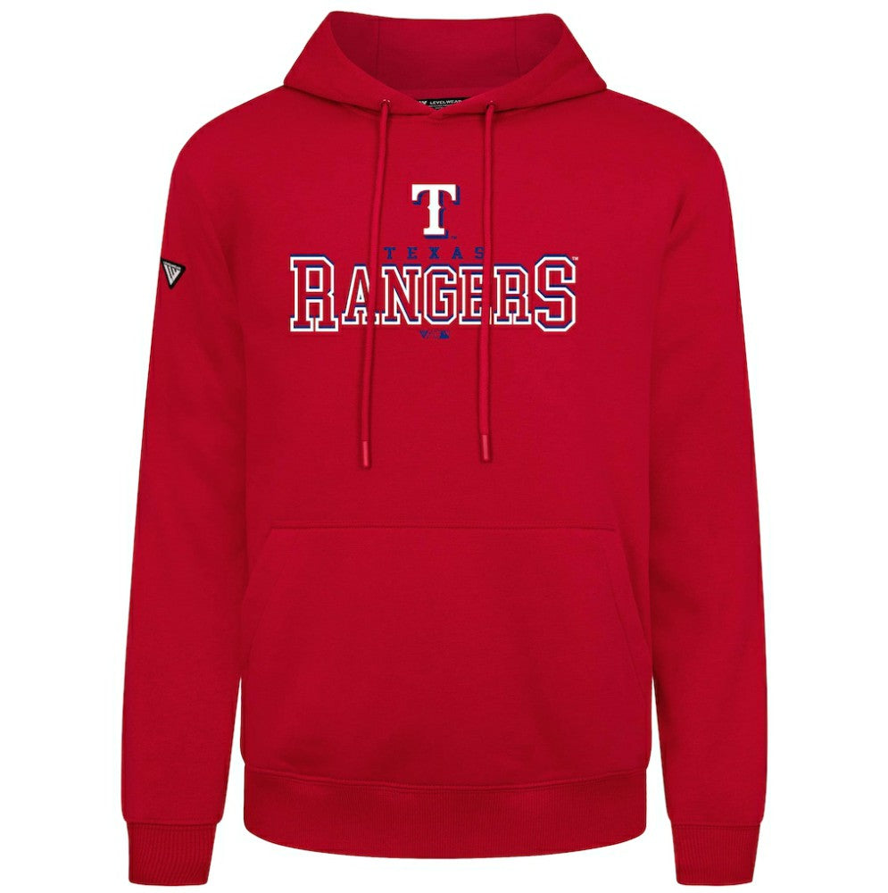Texas Rangers Levelwear Podium Journey Hoodie - Red - MLB Discount