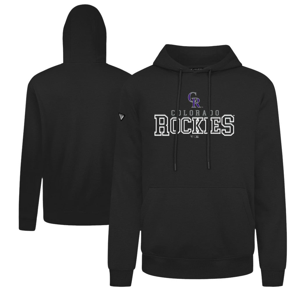 Colorado Rockies Levelwear Podium Journey Hoodie - Black - MLB Discount