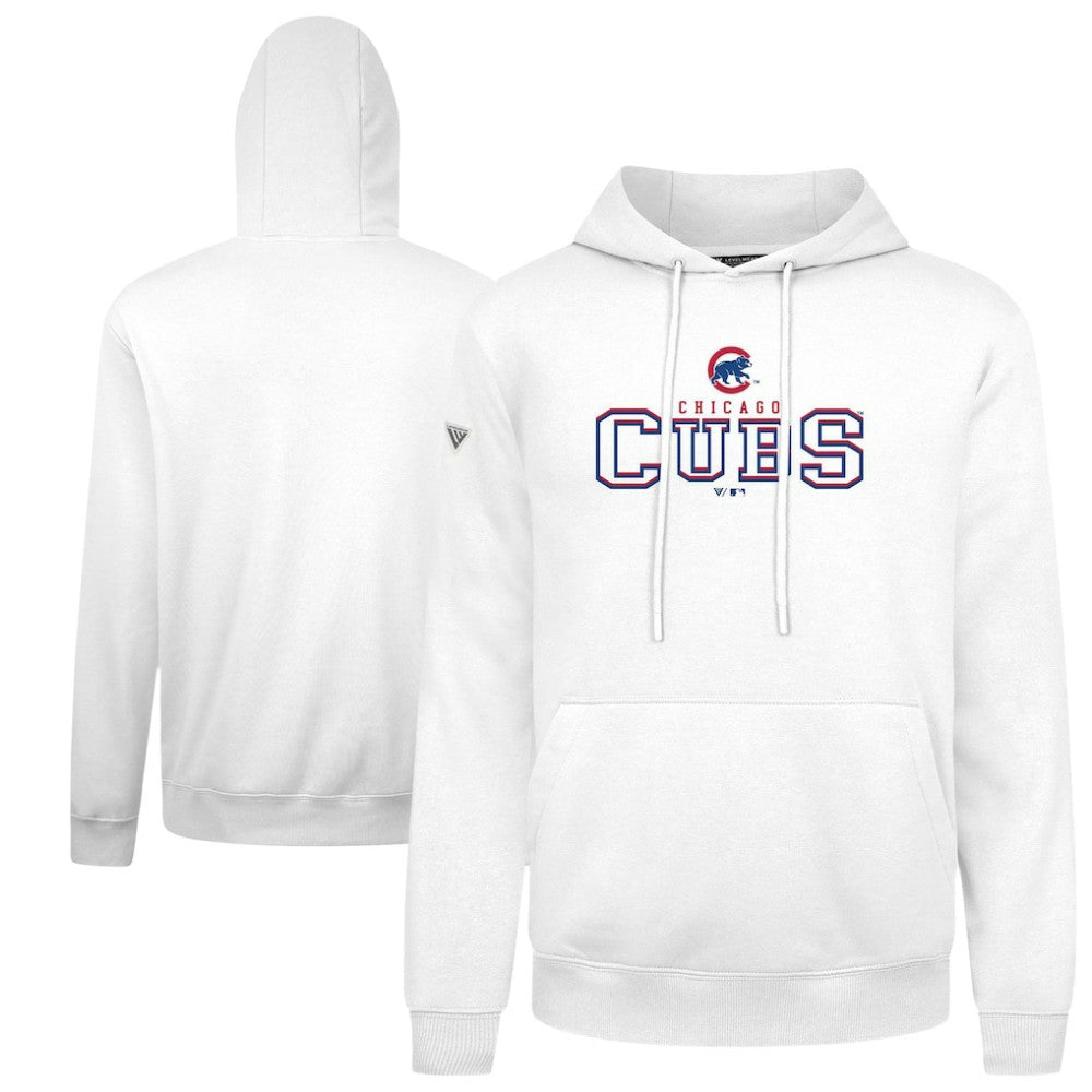 Chicago Cubs Levelwear Podium Journey Hoodie - White - MLB Discount