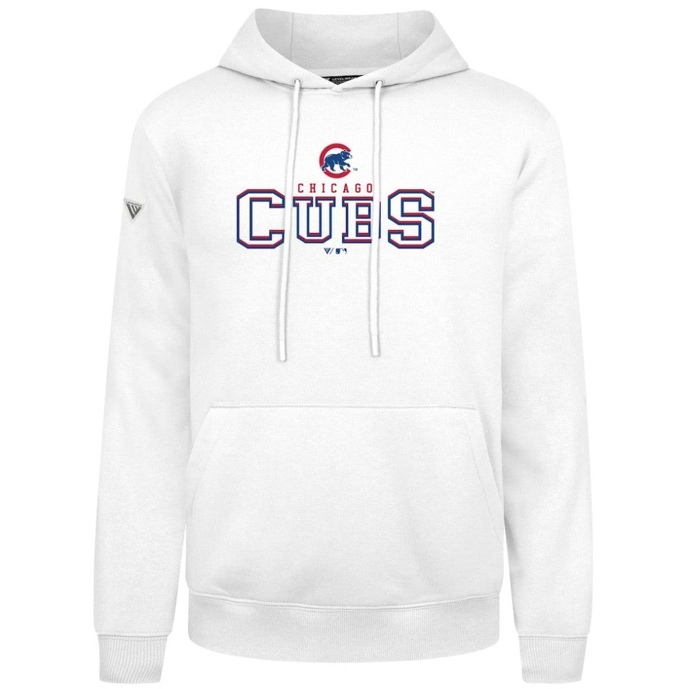 Chicago Cubs Levelwear Podium Journey Hoodie - White - MLB Discount