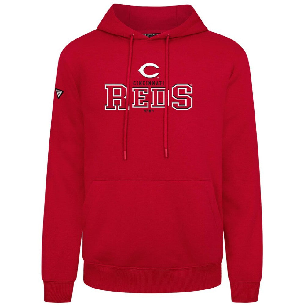 Cincinnati Reds Levelwear Podium Journey Hoodie - Red - MLB Lifestyle