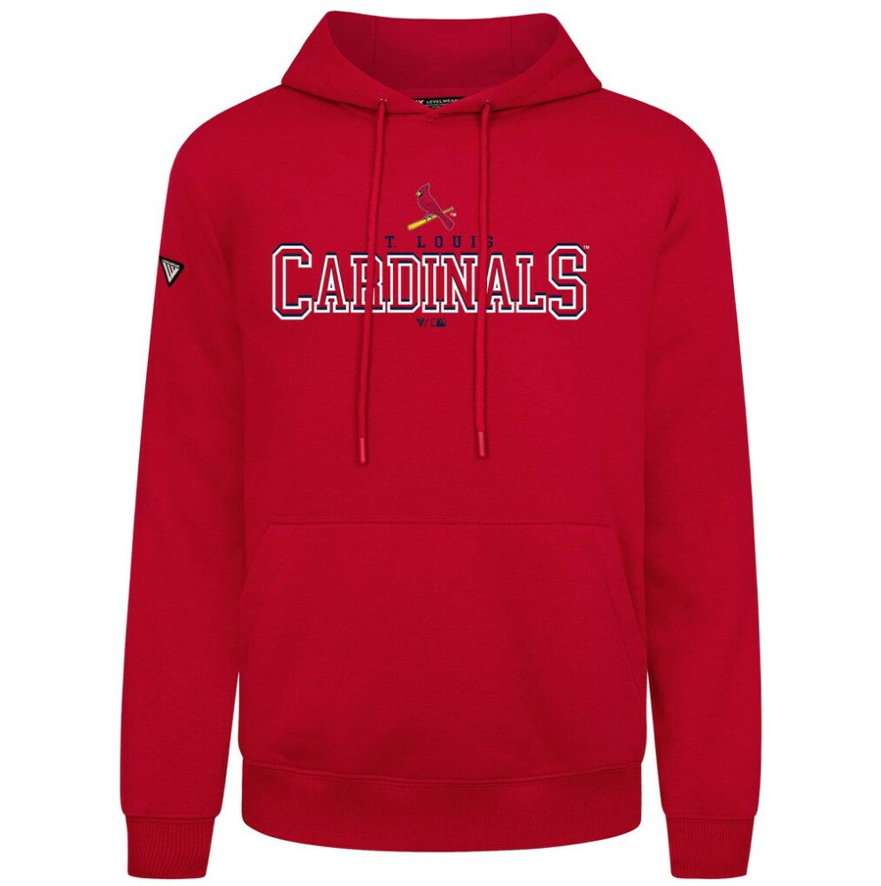 St. Louis Cardinals Levelwear Podium Journey Hoodie - Red - MLB Sale