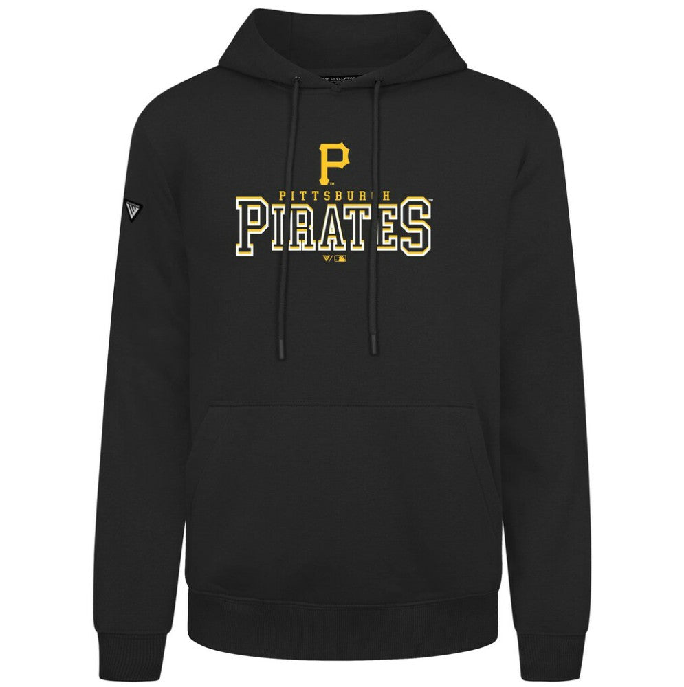 Pittsburgh Pirates Levelwear Podium Journey Hoodie - Black - MLB Lifestyle