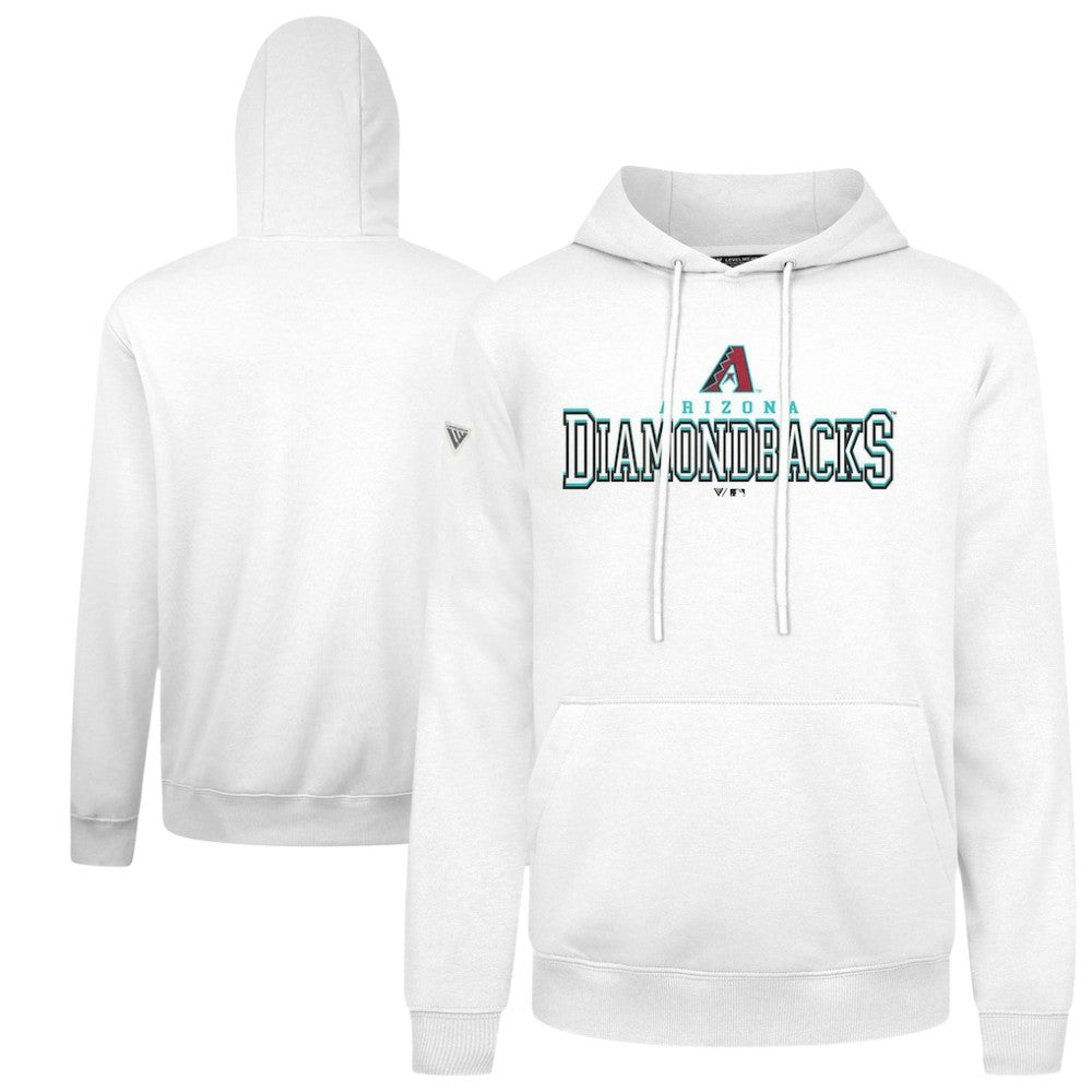 Arizona Diamondbacks Levelwear Podium Journey Hoodie - White - MLB Discount