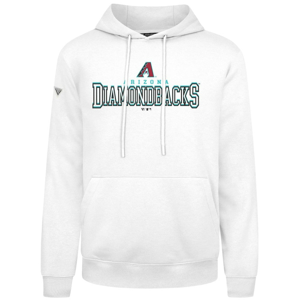 Arizona Diamondbacks Levelwear Podium Journey Hoodie - White - MLB Discount