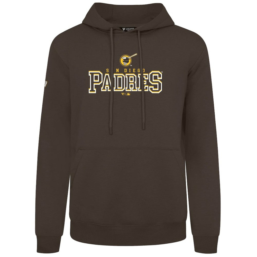 San Diego Padres Levelwear Podium Journey Hoodie - Brown - MLB Discount