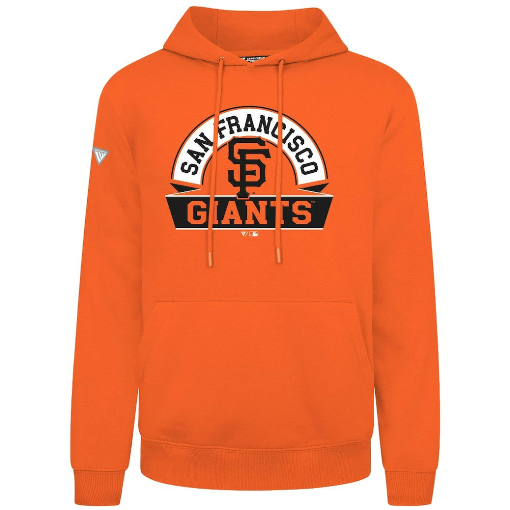 San Francisco Giants Levelwear Podium Banner Arch Hoodie - Orange - MLB Online