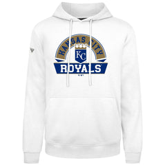 Kansas City Royals Levelwear Podium Banner Arch Hoodie - White - MLB Sale