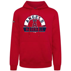 Los Angeles Angels Levelwear Podium Banner Arch Hoodie - Red - MLB Lifestyle
