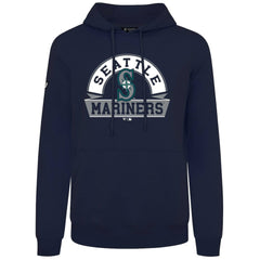 Seattle Mariners Levelwear Podium Banner Arch Hoodie - Navy - MLB on Sale