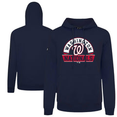 Washington Nationals Levelwear Podium Banner Arch Hoodie - Navy - MLB Discount