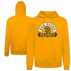 San Diego Padres Levelwear Podium Banner Arch Hoodie - Gold - MLB Sale