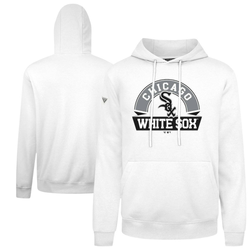 Chicago White Sox Levelwear Podium Banner Arch Hoodie - White - MLB Online