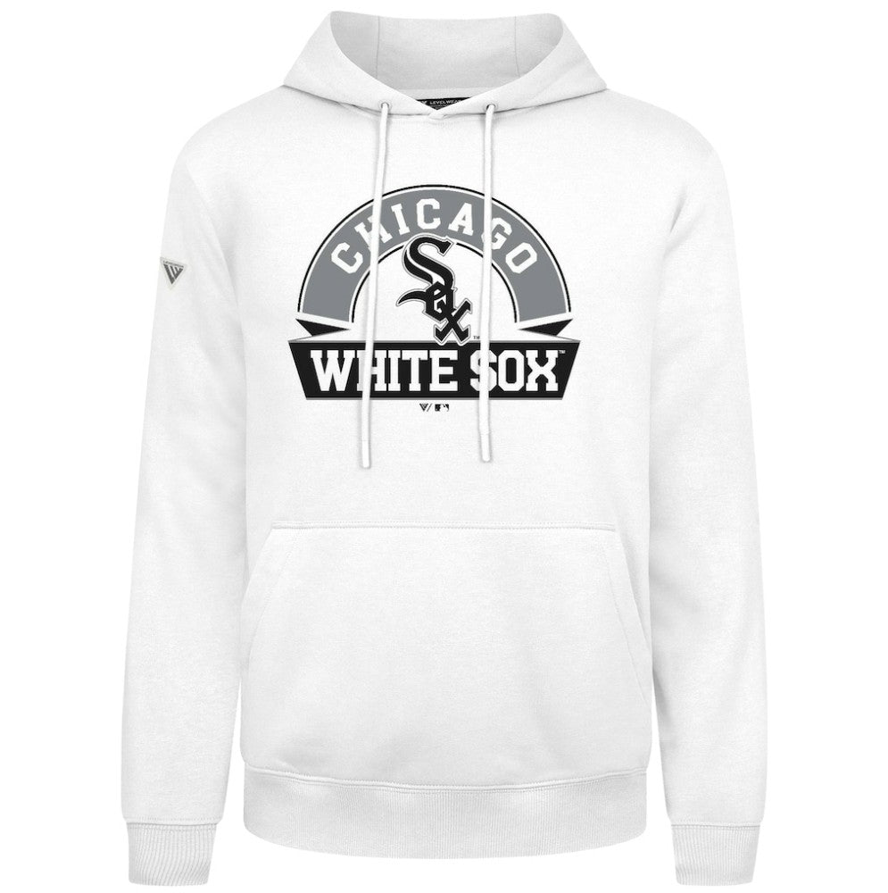 Chicago White Sox Levelwear Podium Banner Arch Hoodie - White - MLB Online