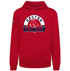 Boston Red Sox Levelwear Podium Banner Arch Hoodie - Red - MLB Online
