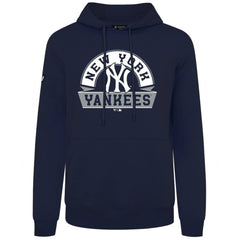 New York Yankees Levelwear Podium Banner Arch Hoodie - Navy - MLB Sale