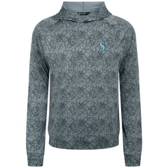 Seattle Mariners Levelwear Albatross Raglan Hoodie - Gray - MLB on Sale