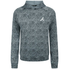 Atlanta Braves Levelwear Albatross Raglan Hoodie - Gray - MLB Sale