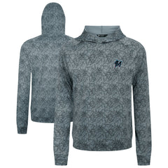Miami Marlins Levelwear Albatross Raglan Hoodie - Gray - MLB Lifestyle