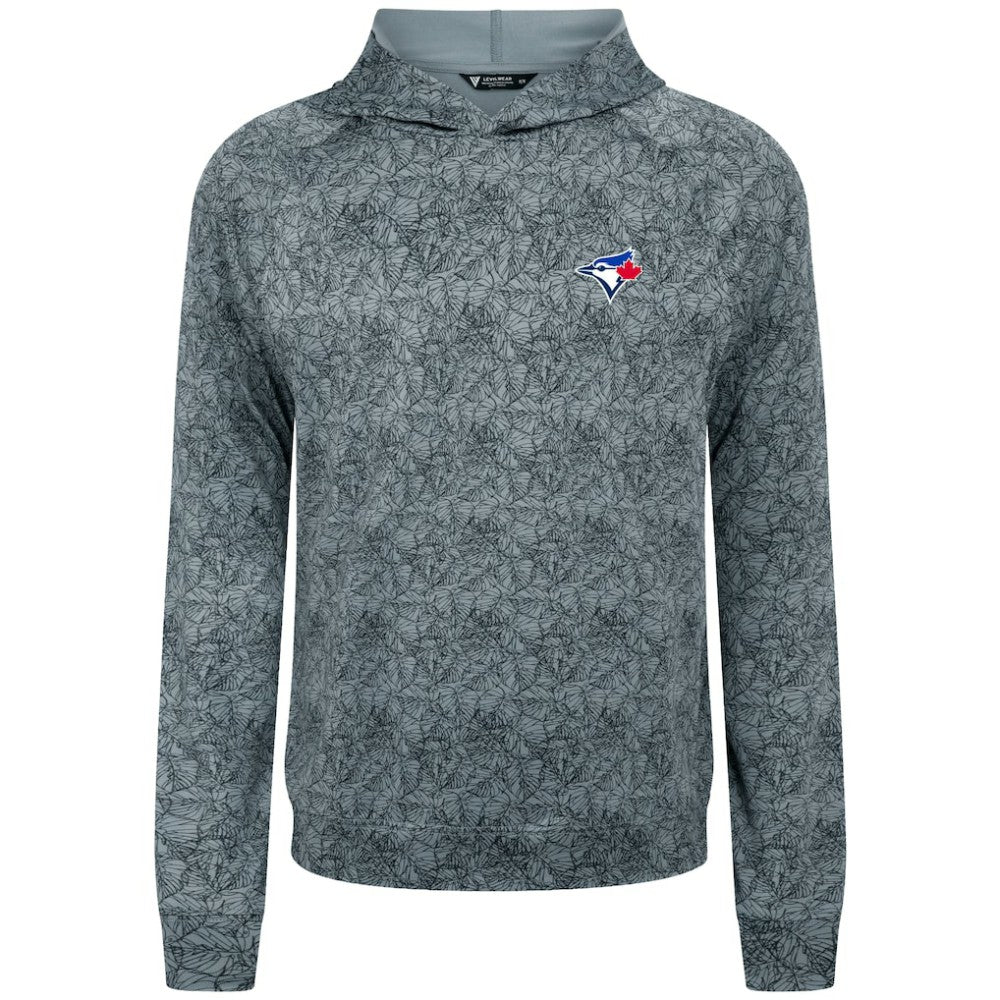 Toronto Blue Jays Levelwear Albatross Raglan Hoodie - Gray - MLB on Sale