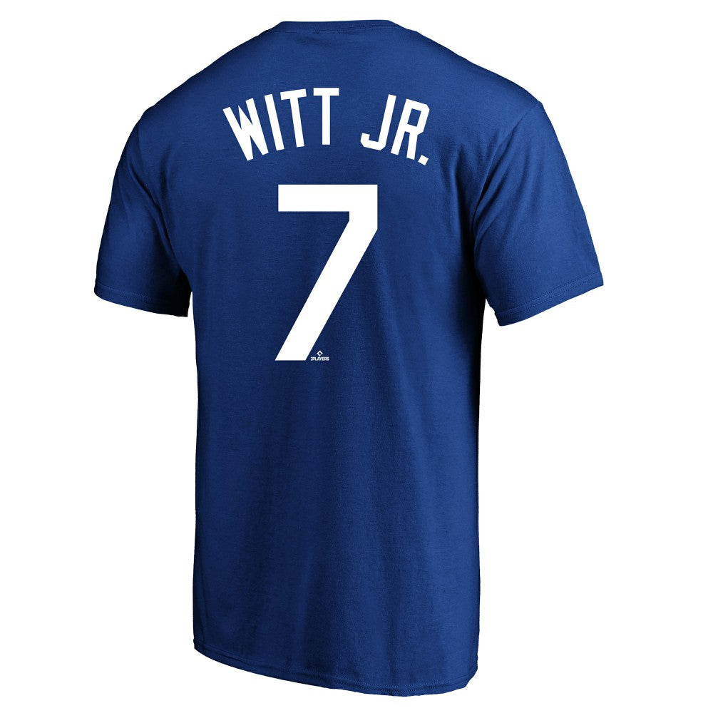 Bobby Witt Jr. Kansas City Royals Fanatics Big & Tall Player Name & Number T-Shirt - Royal - Fanatics Lifestyle