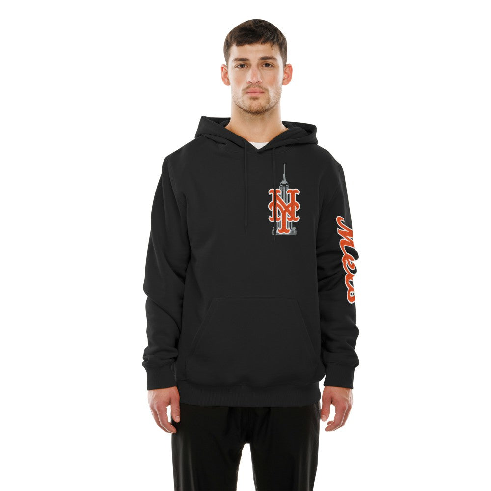 New York Mets New Era Empire State Building Fleece Hoodie - Black - New Era Online