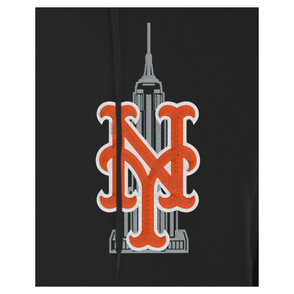 New York Mets New Era Empire State Building Fleece Hoodie - Black - New Era Online