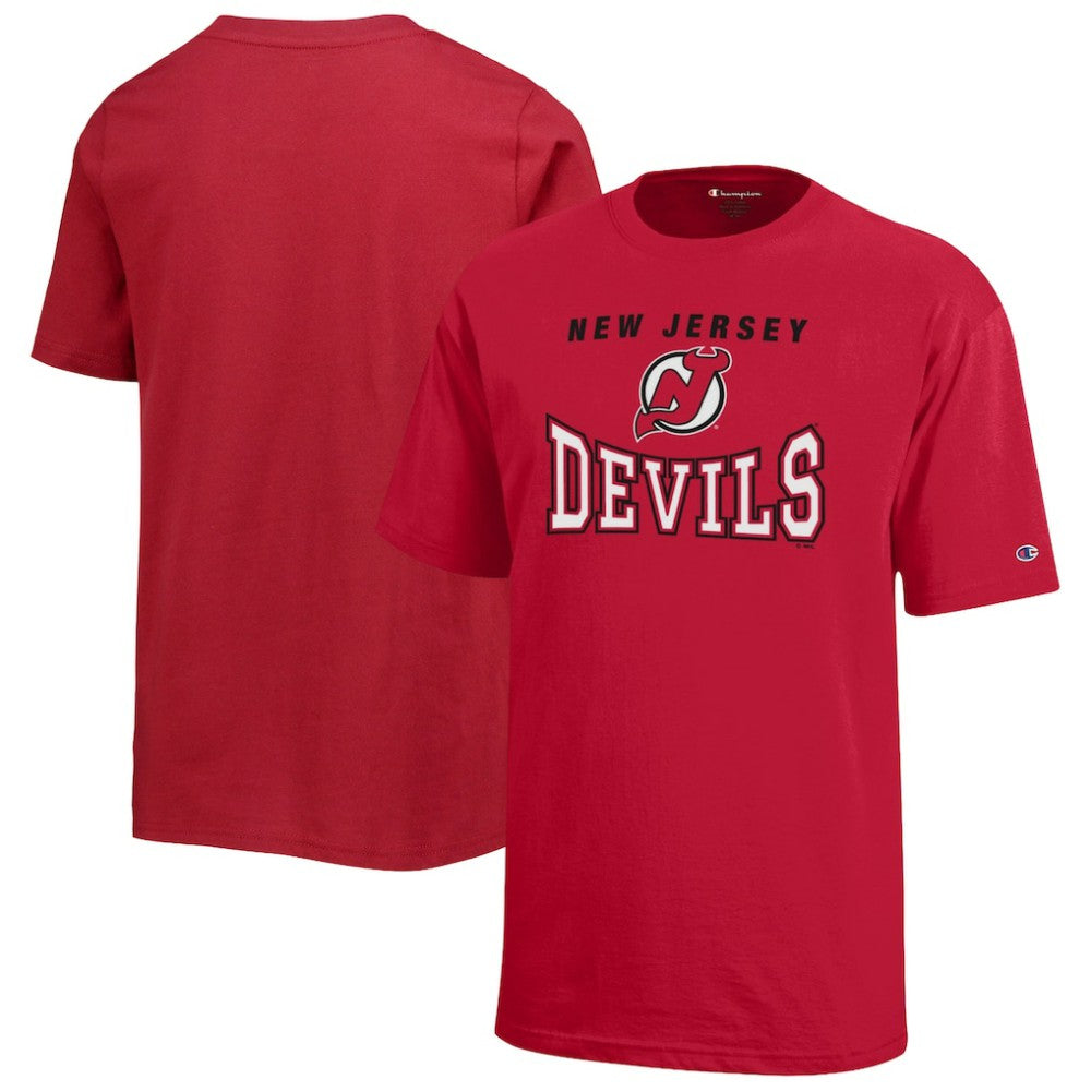 New Jersey Devils Champion Youth Graphic T-Shirt - Red - NHL 203391347