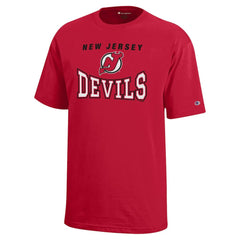 New Jersey Devils Champion Youth Graphic T-Shirt - Red - NHL 203391347