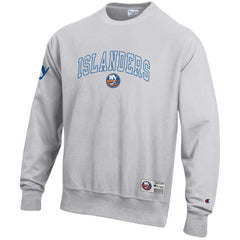New York Islanders Champion Reverse Weave Fleece Sweatshirt - Gray - NHL 203391354