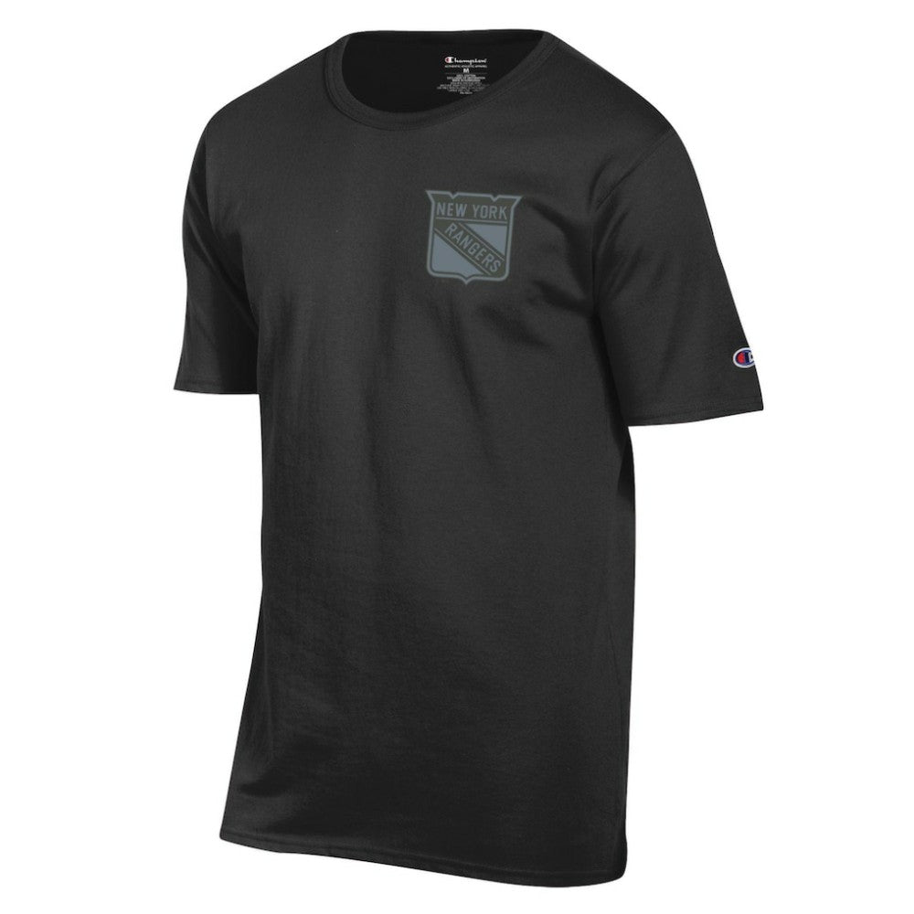 New York Rangers Champion Tonal T-Shirt - Black - NHL 203391355