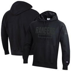 New York Rangers Champion Tonal Reverse Weave Fleece Hoodie - Black - NHL 203391358