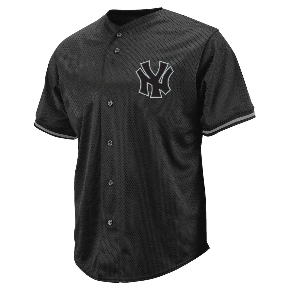 New York Yankees Profile Big & Tall Pop Fashion Jersey - Black - MLB Discount