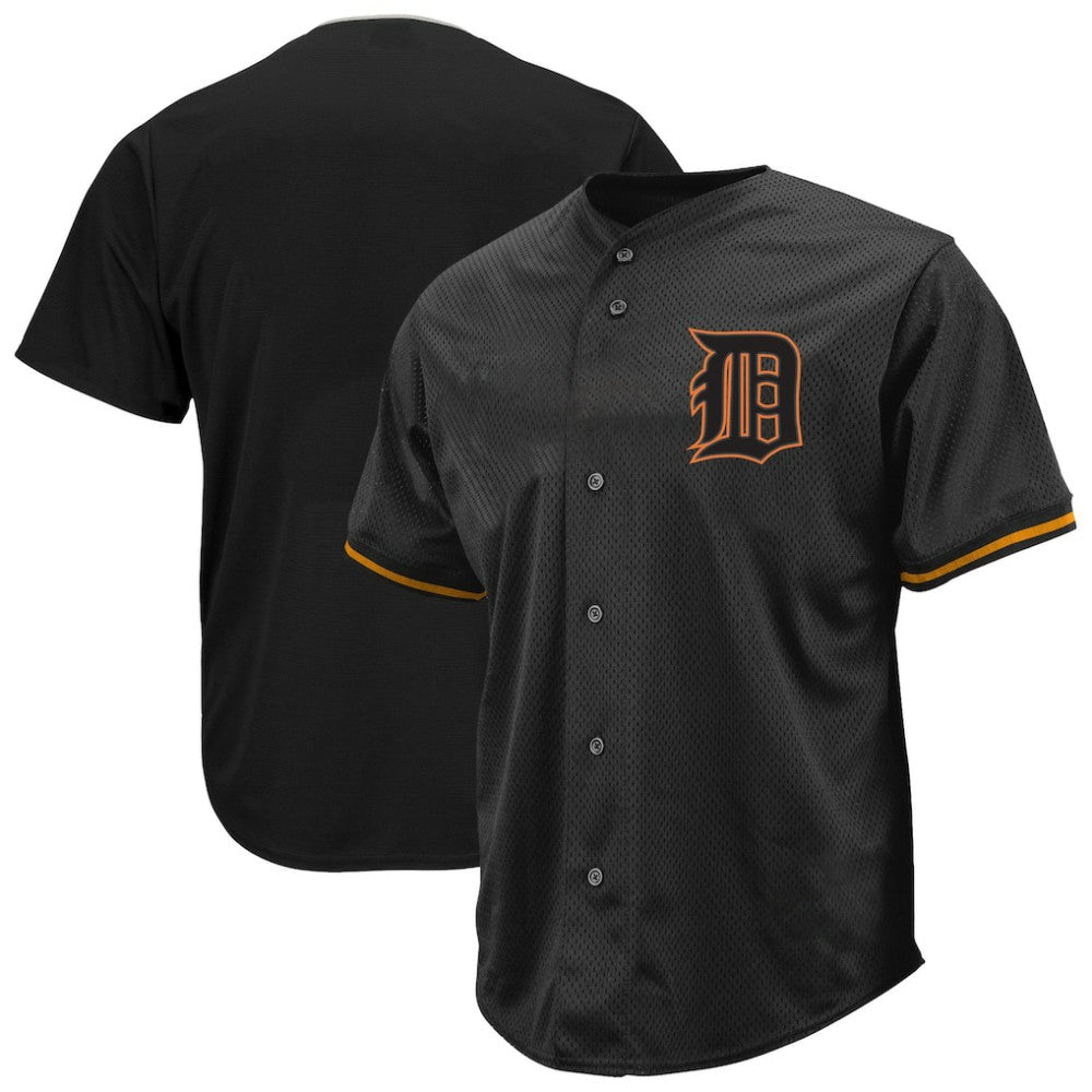 Detroit Tigers Profile Big & Tall Pop Fashion Jersey - Black - MLB on Sale