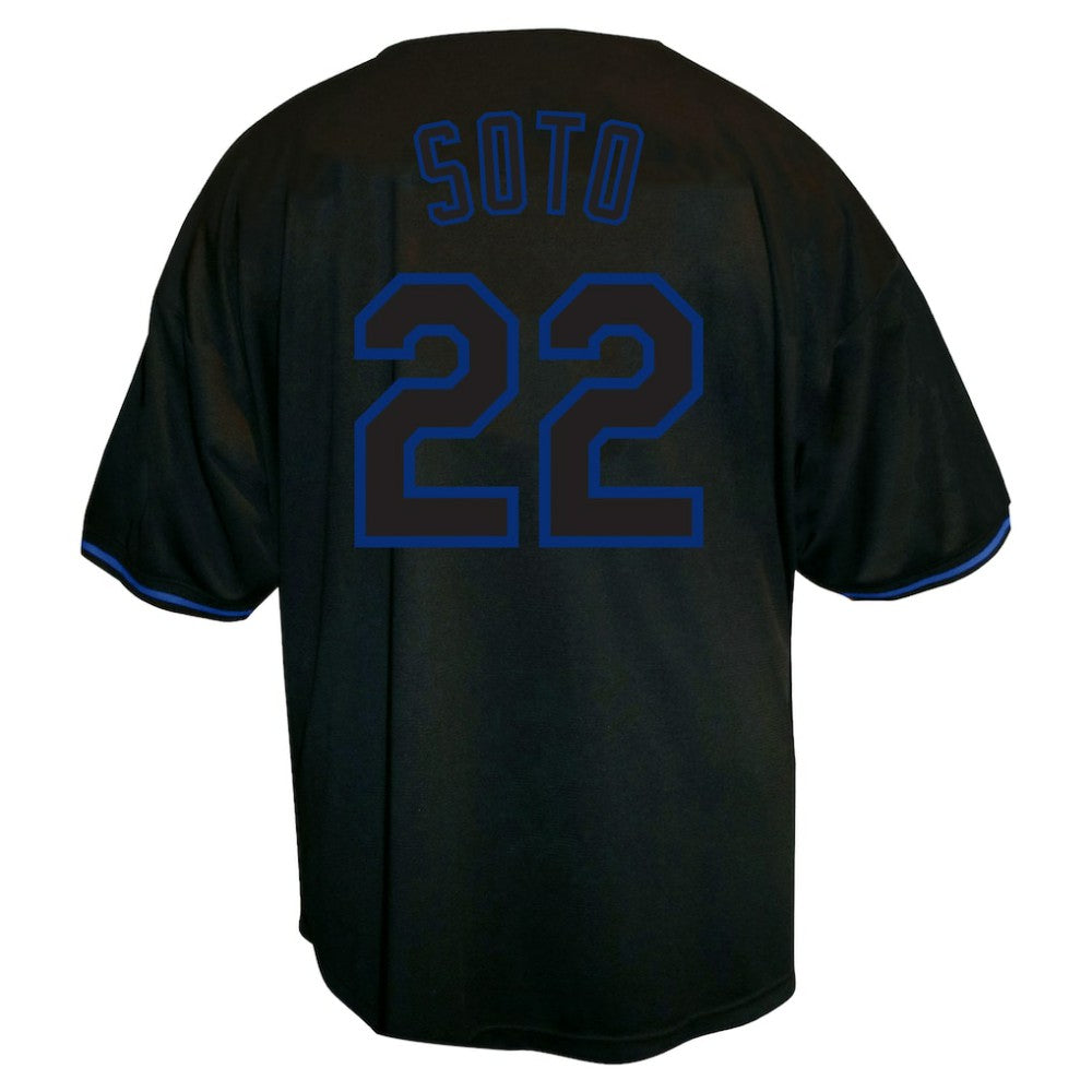 Juan Soto New York Mets Profile Big & Tall Pop Fashion Jersey - Black - MLB Online