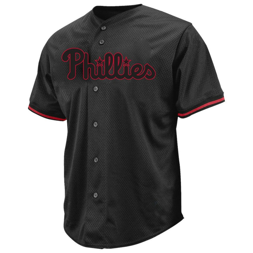 Bryce Harper Philadelphia Phillies Profile Big & Tall Pop Fashion Jersey - Black - MLB Sale