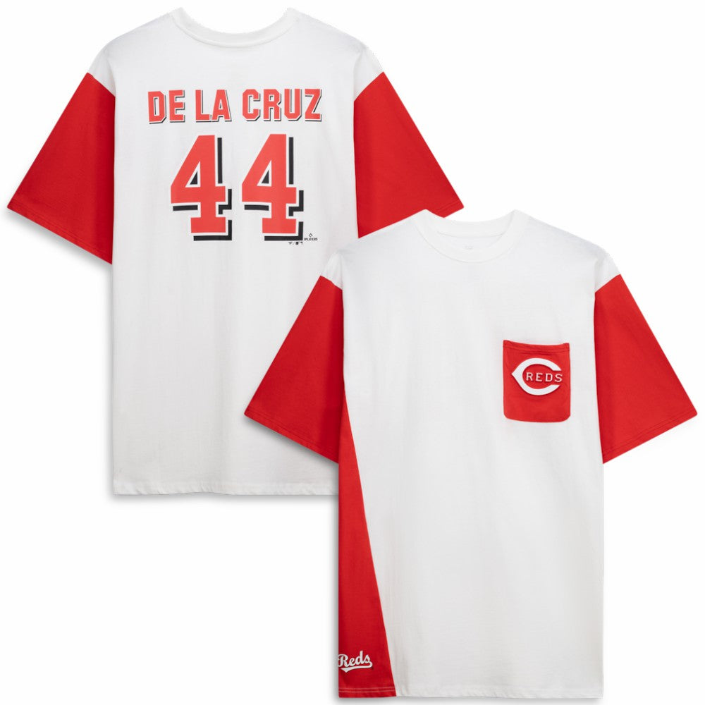 Elly De La Cruz Cincinnati Reds Profile Big & Tall Player Name & Number T-Shirt - White/Red - MLB Sale