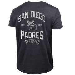 San Diego Padres Champion Vintage 3-Hit Tri-Blend T-Shirt - Black - MLB Lifestyle