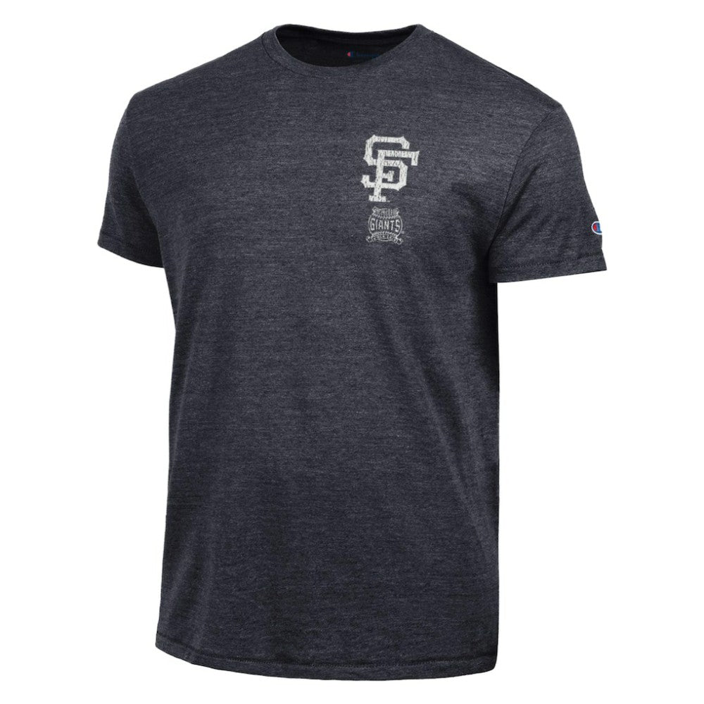 San Francisco Giants Champion Vintage 3-Hit Tri-Blend T-Shirt - Black - MLB Lifestyle