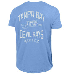 Tampa Bay Rays Champion Vintage 3-Hit Tri-Blend T-Shirt - Light Blue - MLB on Sale